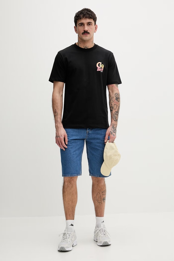 Barrow tricou bumbac S6BWUATH079 negru SS26