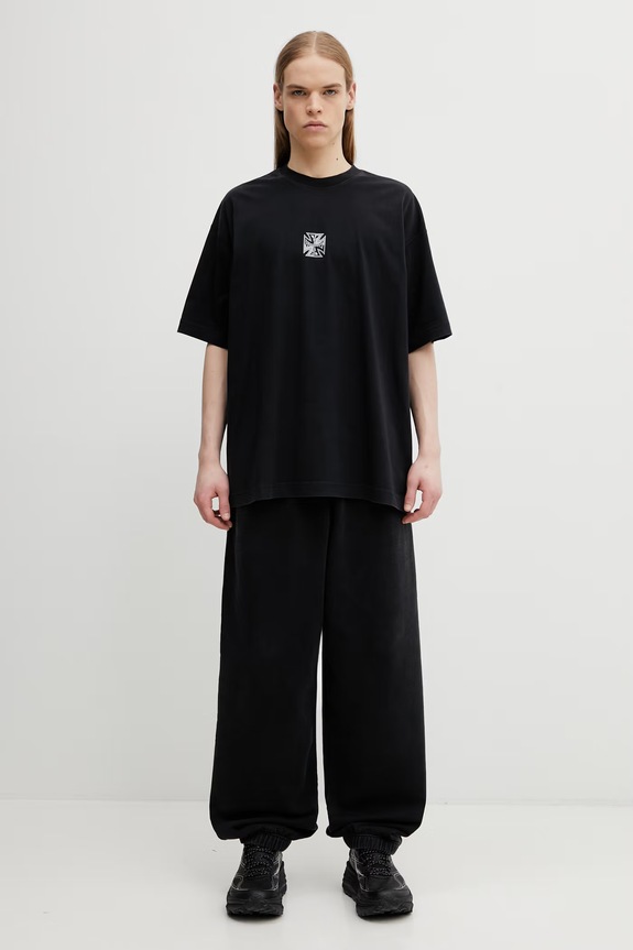 VETEMENTS t-shirt bawełniany Biker Cross ME76TR162B