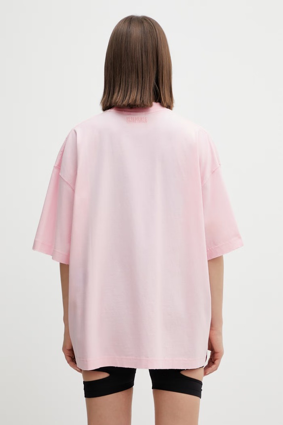 VETEMENTS t-shirt bawełniany Fuck Everything ME76TR210PX