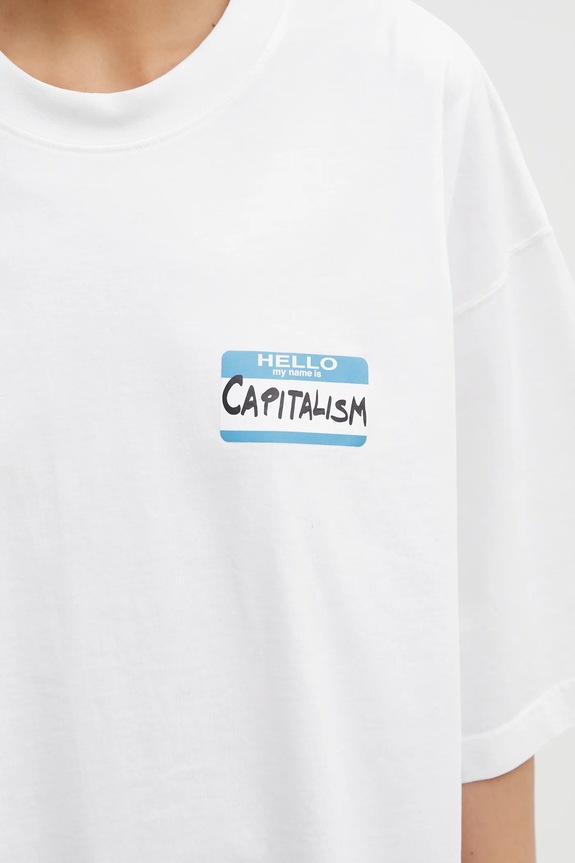 Bavlnené tričko VETEMENTS Sticker ME76TR227W