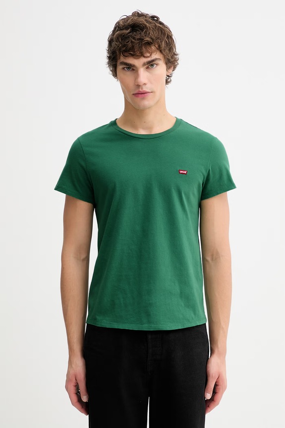 Βαμβακερό μπλουζάκι Levi's LSE_PERFECT A3116.0042 πράσινο SS26