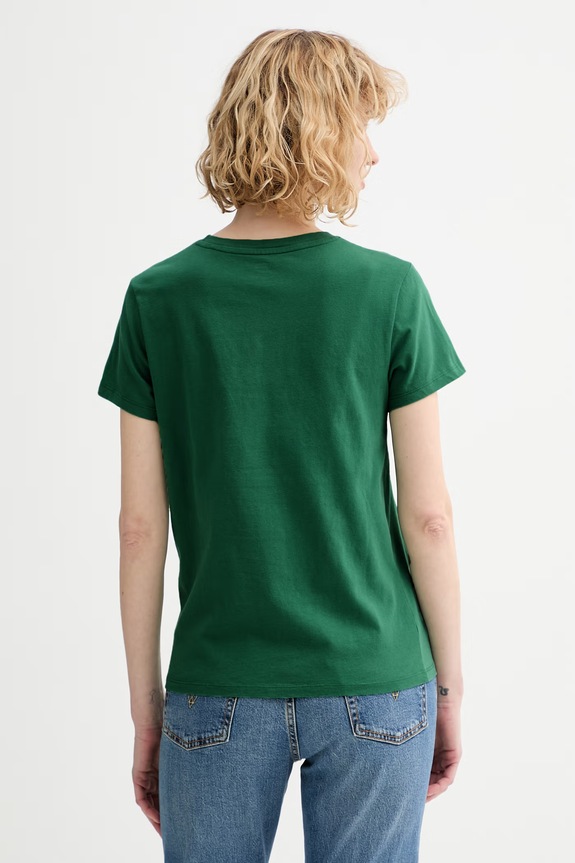 Βαμβακερό μπλουζάκι Levi's LSE_PERFECT A3116.0042 πράσινο