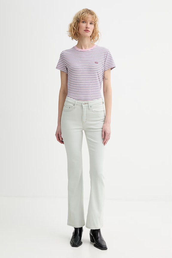 Ρούχα Βαμβακερό μπλουζάκι Levi's LSE_PERFECT TEE A3116.0044 ροζ