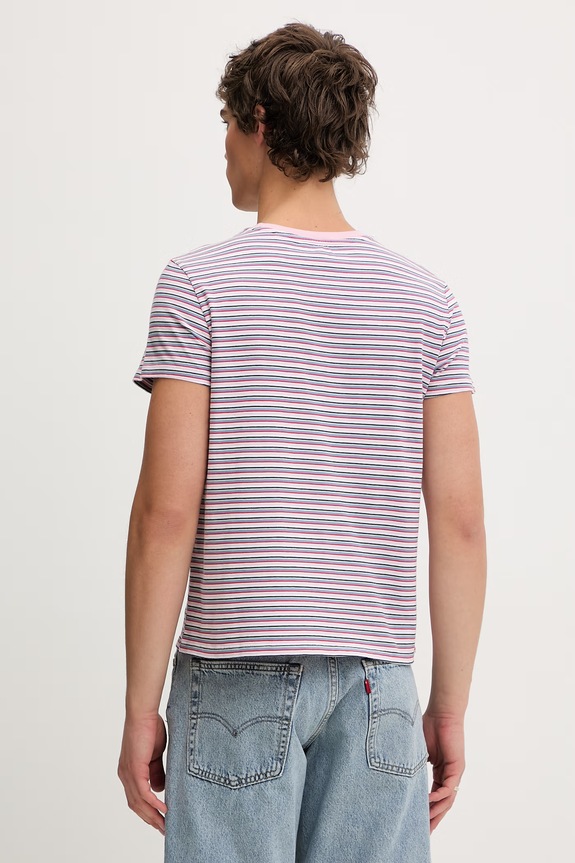 Βαμβακερό μπλουζάκι Levi's LSE_PERFECT TEE ροζ A3116.0044