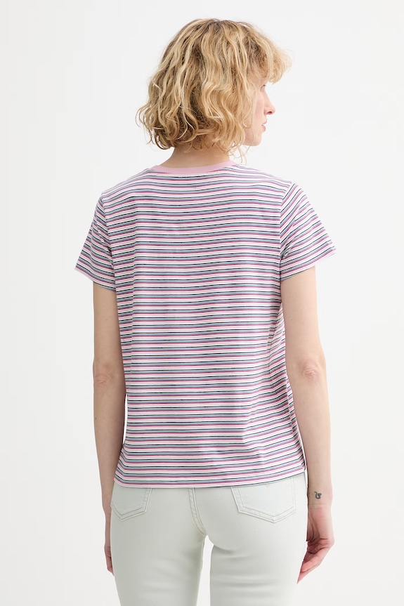 Βαμβακερό μπλουζάκι Levi's LSE_PERFECT TEE A3116.0044 ροζ