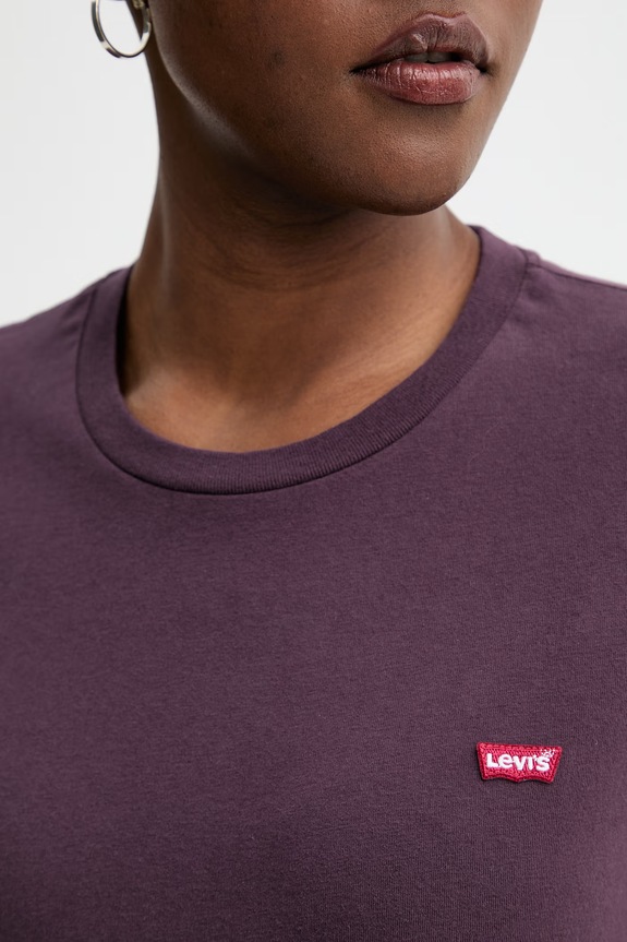 Βαμβακερό μπλουζάκι Levi's LSE_PERFECT A3116.0045
