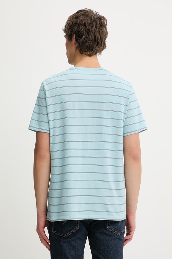 Βαμβακερό μπλουζάκι Levi's LSE_SS ORIGINAL HM μπλε A3117.0113