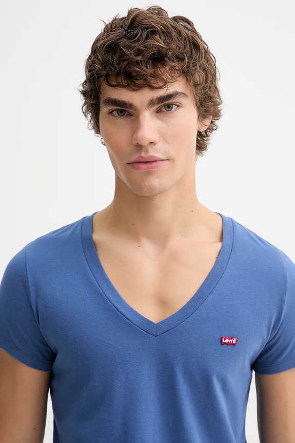 Βαμβακερό μπλουζάκι Levi's LSE_PERFECT VNECK A3170.0057