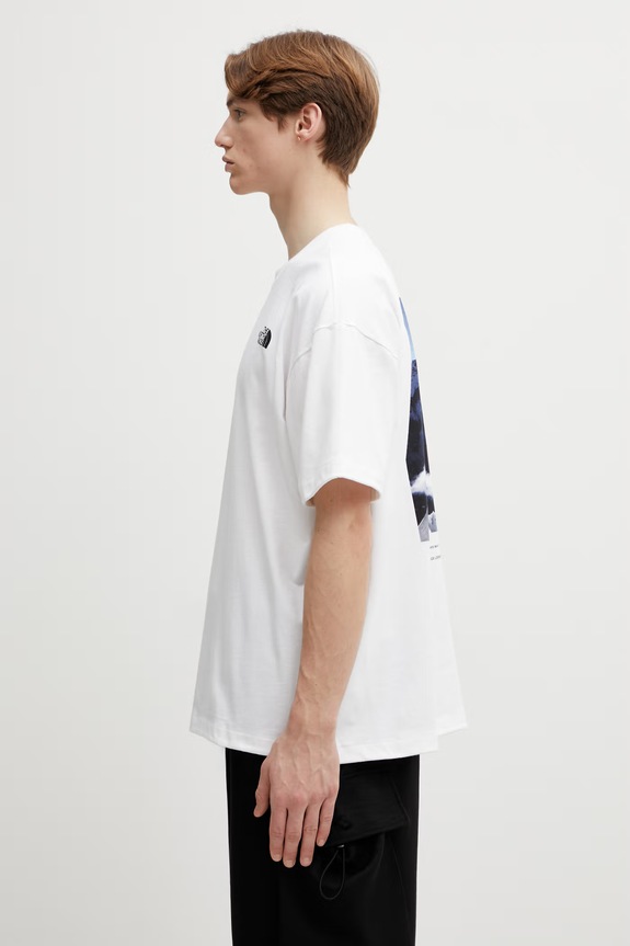 The North Face t-shirt bawełniany The North Face x Casentino NF0A8JGPFN41 biały SS26