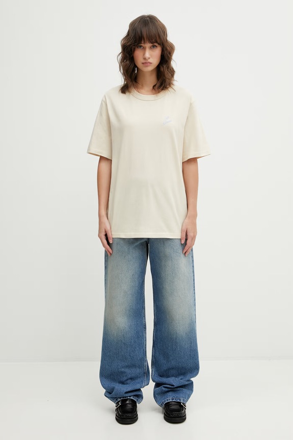 Café Kitsuné t-shirt bawełniany Summer QU01102KJ7014