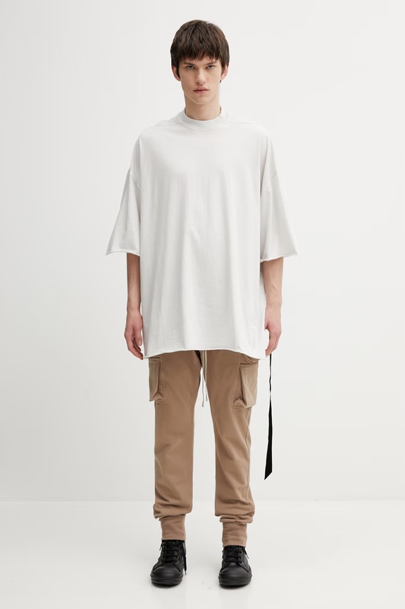 Rick Owens DRKSHDW t-shirt in cotone Tommy DU01F4259.RN beige