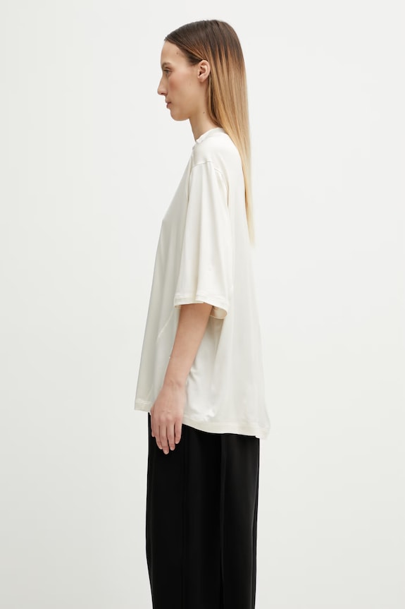 Rick Owens DRKSHDW Walrus футболка жіноча DS01F4201.JL бежевий SS26
