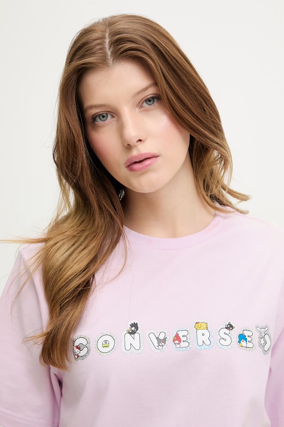 Converse Тениска от памук x HELLO KITTY CVM5T517