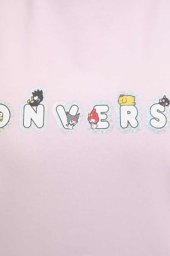 Converse t-shirt bawełniany x HELLO KITTY CVM5T517