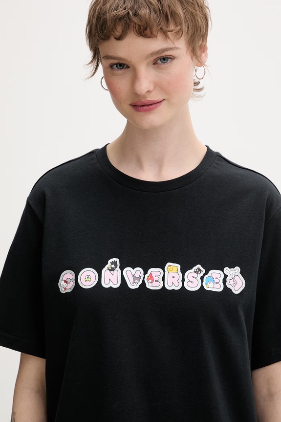 Converse t-shirt bawełniany x HELLO KITTY CVM5T517