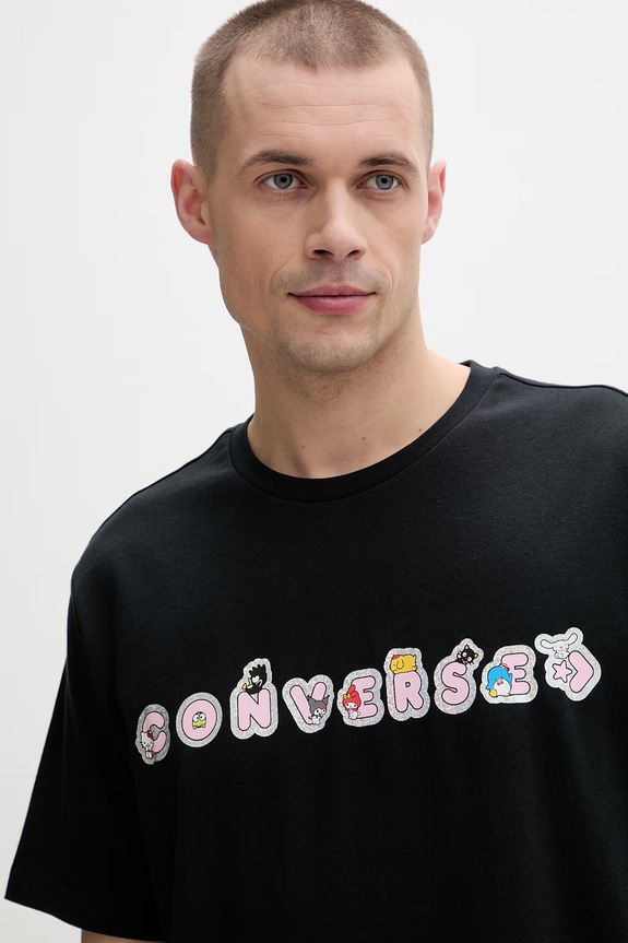 Converse t-shirt bawełniany x HELLO KITTY CVM5T517