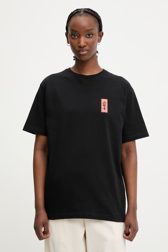 Îmbrăcăminte Kaotiko tricou de bumbac AS034.01.G002 negru