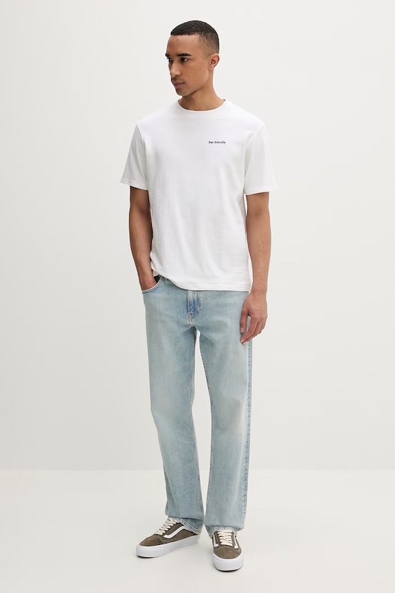 Kaotiko T-shirt bawełniany AS021.01.G002 beżowy SS26