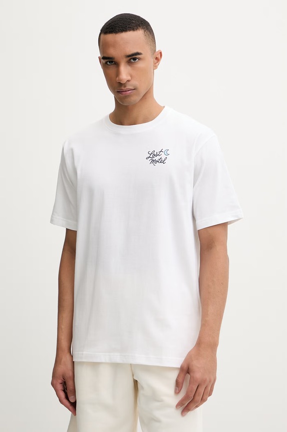 Odzież Kaotiko T-shirt bawełniany AS061.01.G002 biały