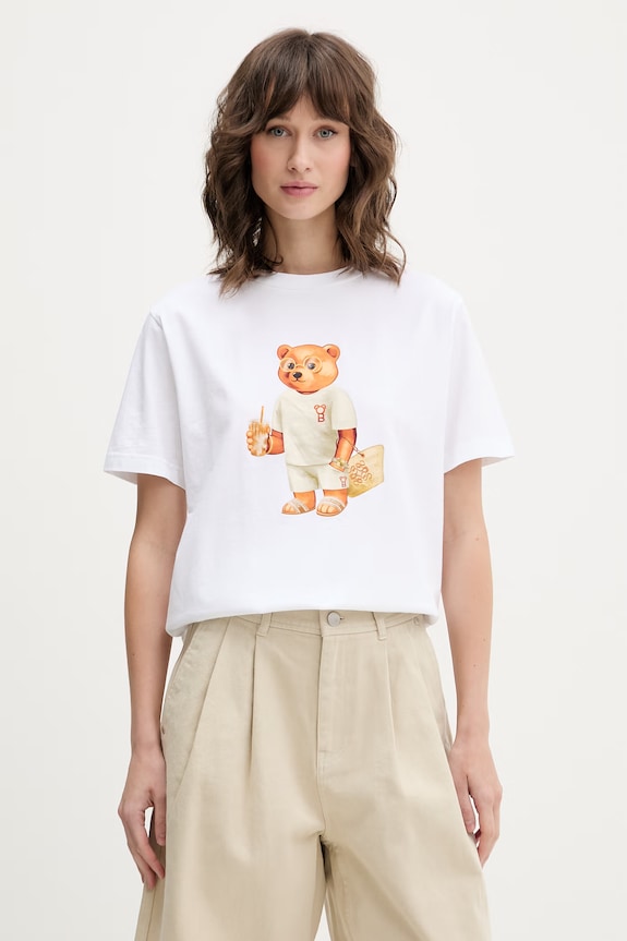 Îmbrăcăminte Baron Filou tricou din bumbac Filou CLXX 000015052 alb