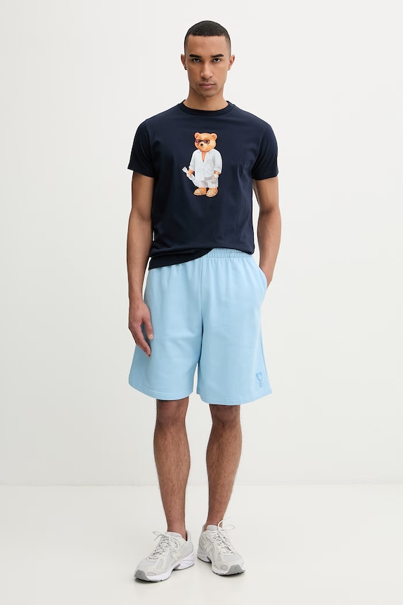 Baron Filou T-shirt bawełniany Filou CLXVIII. granatowy 000015517
