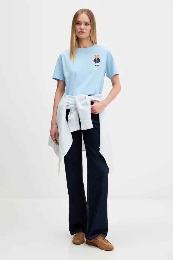 Îmbrăcăminte Baron Filou tricou din bumbac Filou CLXIV 000015622 albastru