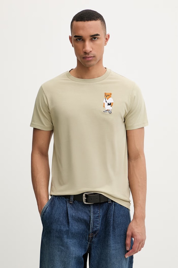 Baron Filou T-shirt bawełniany Filou CLXIX. 000014926 zielony SS26