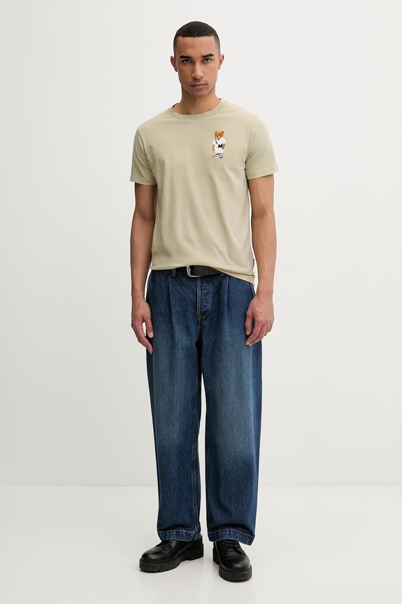Baron Filou T-shirt bawełniany Filou CLXIX. zielony 000014926