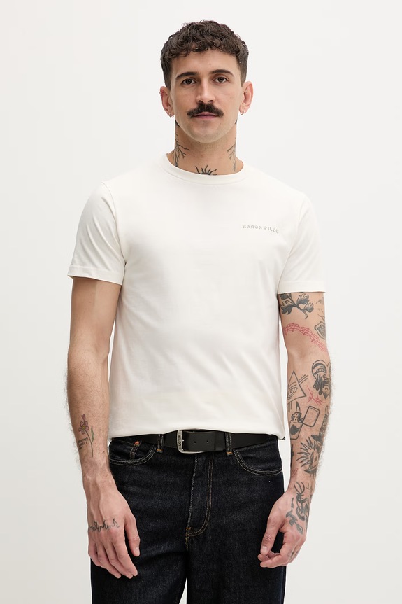 Baron Filou tričko bavlnené Filou CXL. BARON 000014961 béžová SS26