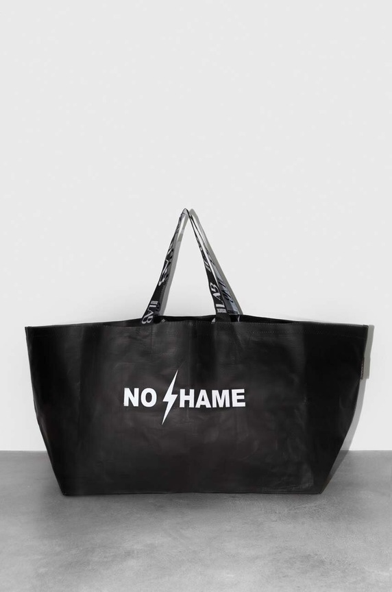 Kabelka Answear.LAB X limited collection NO SHAME NoShame černá WA00