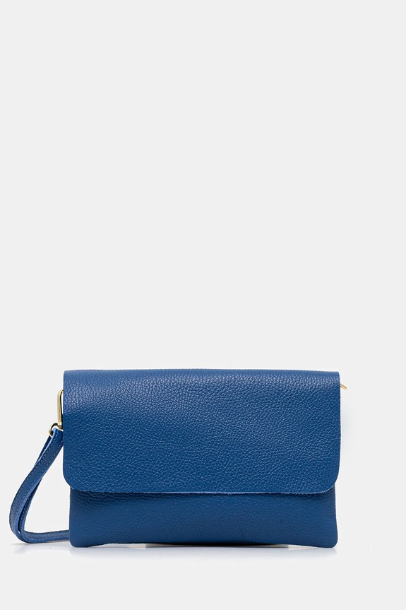 Answear Lab poseta de piele albastru 433.HWK