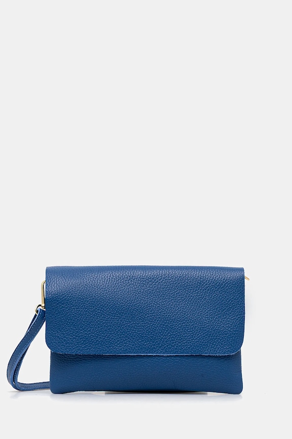 Answear Lab poseta de piele albastru 433.HWK