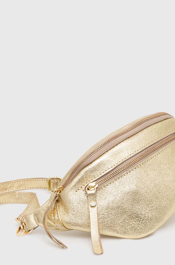 Δερμάτινη τσάντα φάκελος Answear.LAB 886.HKK χρυσαφί WW25