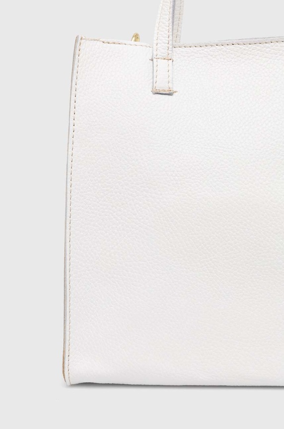 Akcesoria Answear.LAB torebka skórzana 948.HWK biały