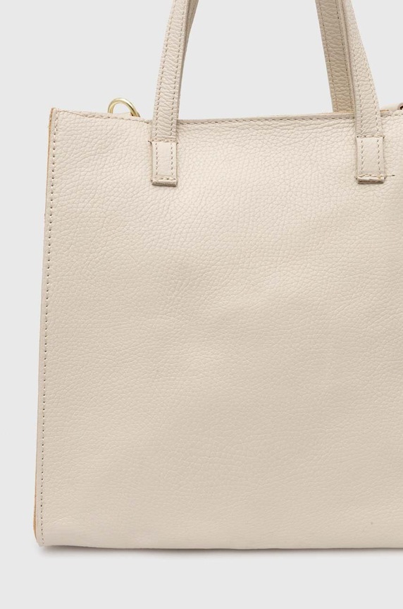 Akcesoria Answear.LAB torebka skórzana 948.HWK beżowy