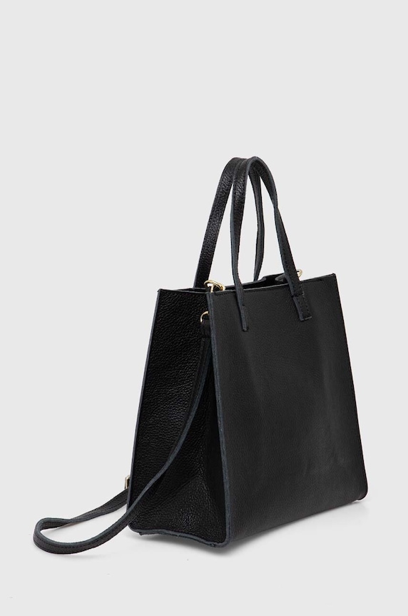 Δερμάτινη τσάντα Answear.LAB 948.HWK μαύρο WA00