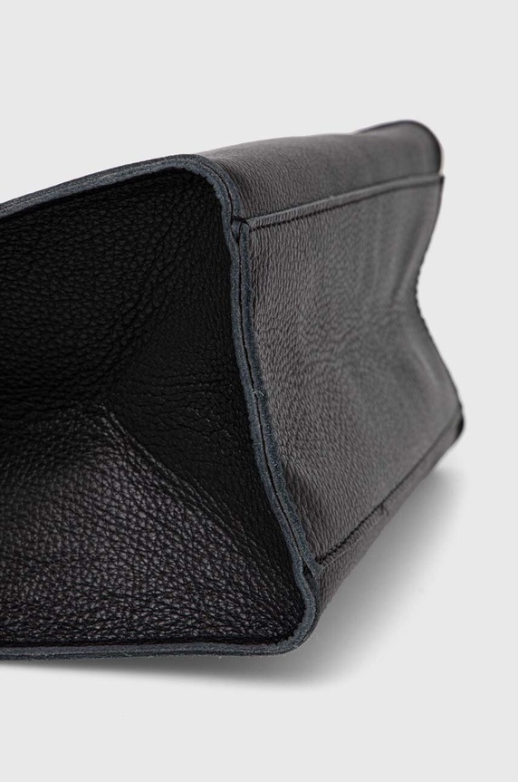 Δερμάτινη τσάντα Answear.LAB μαύρο 948.HWK