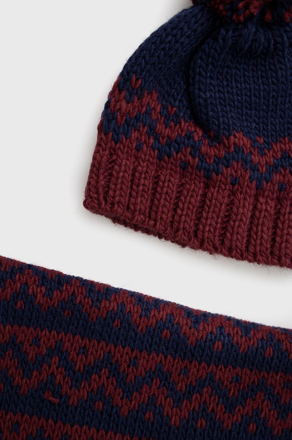 Answear.LAB cappello e scladacollo in cotone blu navy 2205065.019.DB