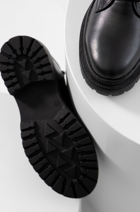 Obuwie Answear Lab botki skórzane SV.21112.DB czarny