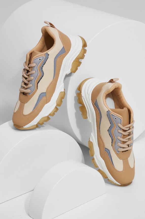 Superge Answear.LAB Imitacija zrnatega usnja bež 233.DB