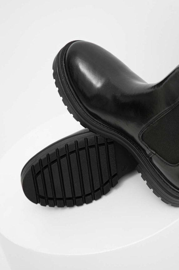 Answear Lab sztyblety skórzane czarny 63761.DB