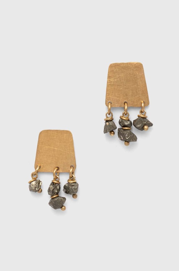 Επιχρυσωμένα σκουλαρίκια Answear.LAB επιχρυσωμένο χρυσαφί WA24.AKD010