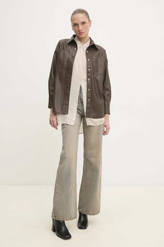 Košulja Answear.LAB WA24.KDD008 bež WA24