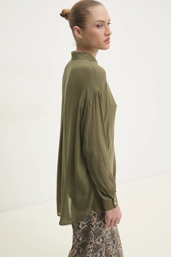 Košulja Answear.LAB WA24.KDD008 zelena WA24