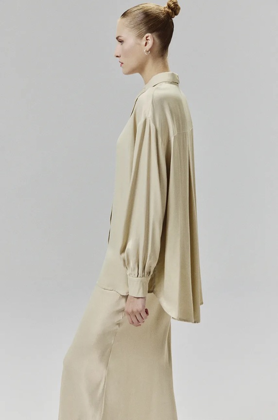 Πουκάμισο Answear.LAB WA24.KDD009 μπεζ