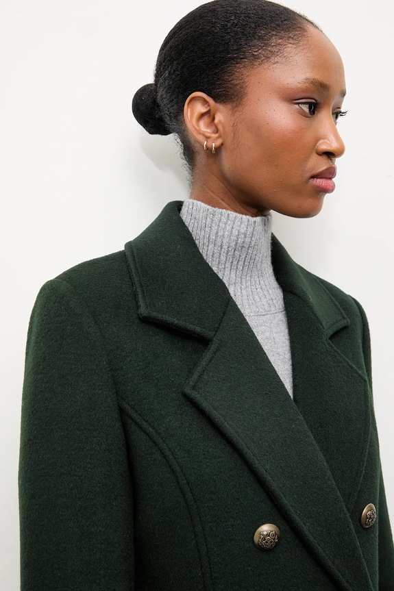 Volnen plašč Answear.LAB WA24.KPD001 zelena