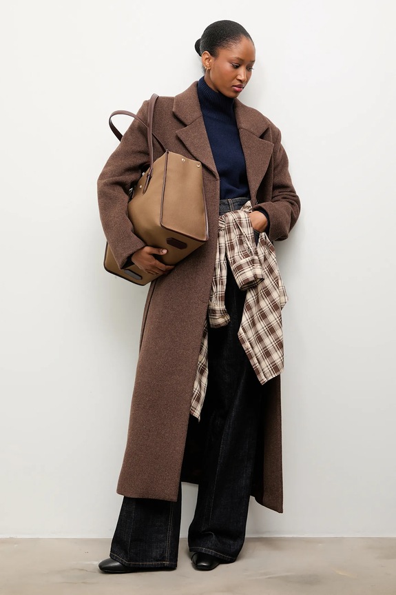 Plašč Answear.LAB WA24.KPD002 rjava WA25