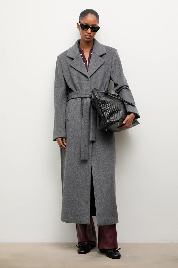 Answear Lab cappotto WA24.KPD002 grigio WA25