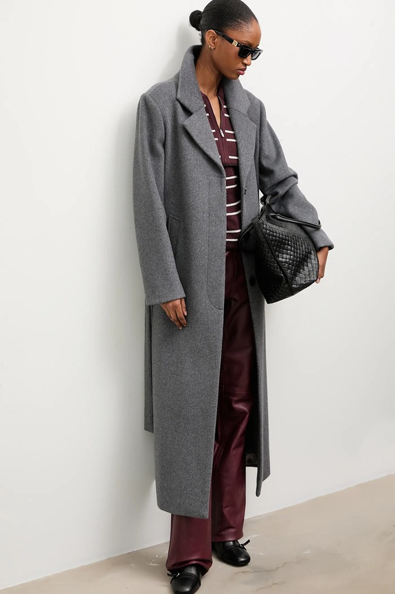 Answear Lab cappotto WA24.KPD002 grigio