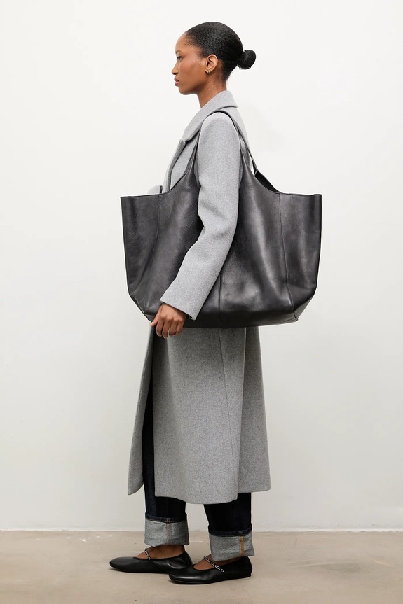 Volnen plašč Answear Lab siva WA24.KPD004